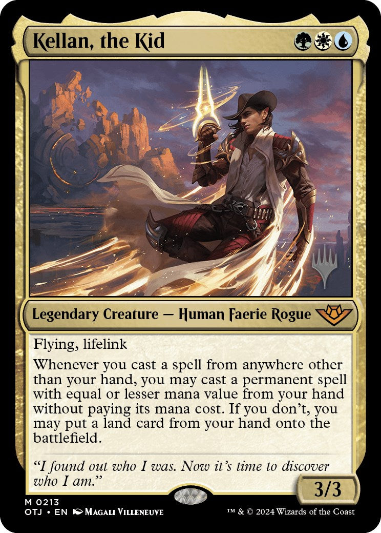 Kellan, the Kid (Promo Pack) [Outlaws of Thunder Junction Promos] MTG Single Magic: The Gathering | Red Claw Gaming