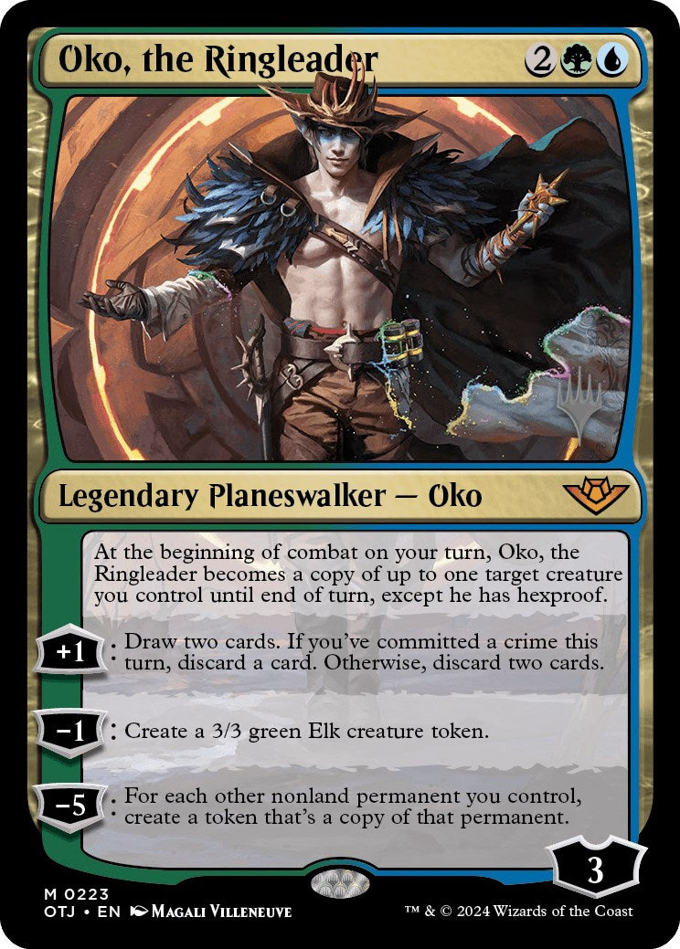 Oko, the Ringleader (Promo Pack) [Outlaws of Thunder Junction Promos] MTG Single Magic: The Gathering | Red Claw Gaming