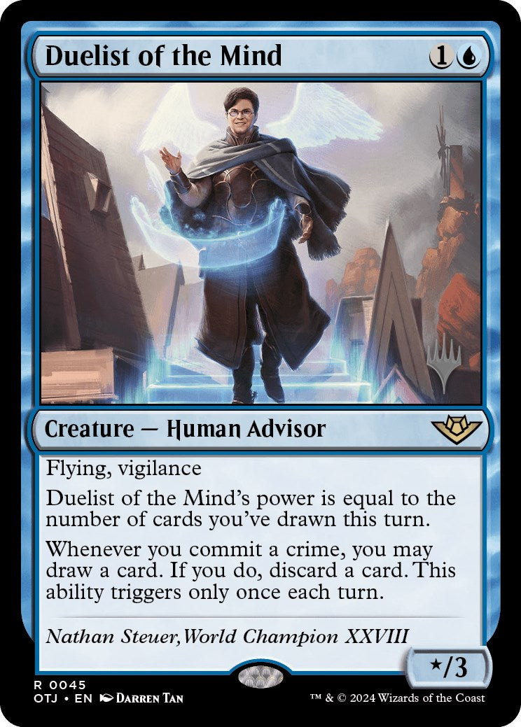 Duelist of the Mind (Promo Pack) [Outlaws of Thunder Junction Promos] MTG Single Magic: The Gathering | Red Claw Gaming