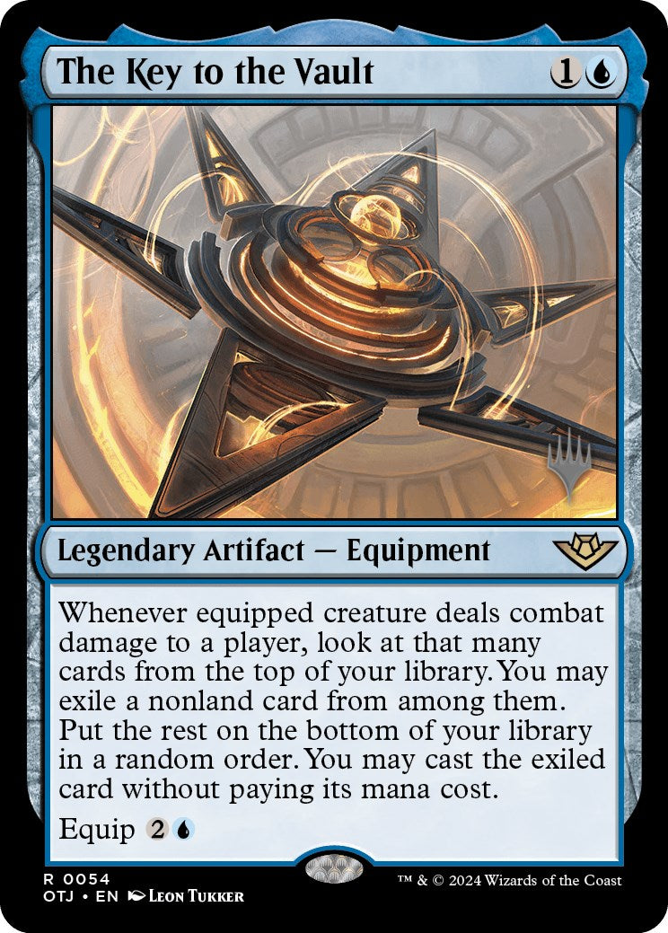 The Key to the Vault (Promo Pack) [Outlaws of Thunder Junction Promos] MTG Single Magic: The Gathering | Red Claw Gaming