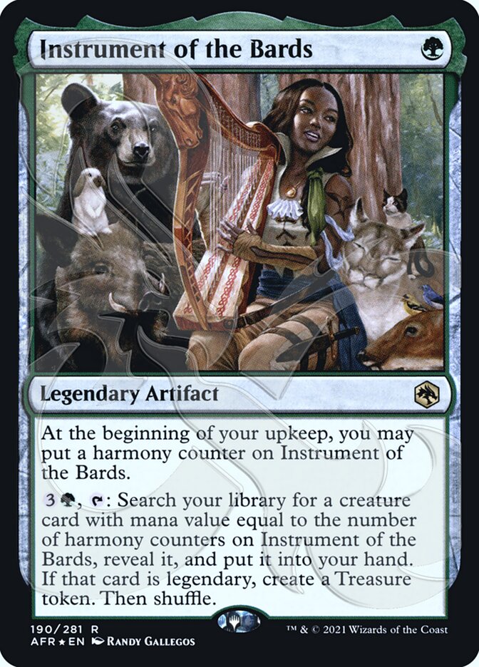 Instrument of the Bards (Ampersand Promo) [Dungeons & Dragons: Adventures in the Forgotten Realms Promos] MTG Single Magic: The Gathering | Red Claw Gaming