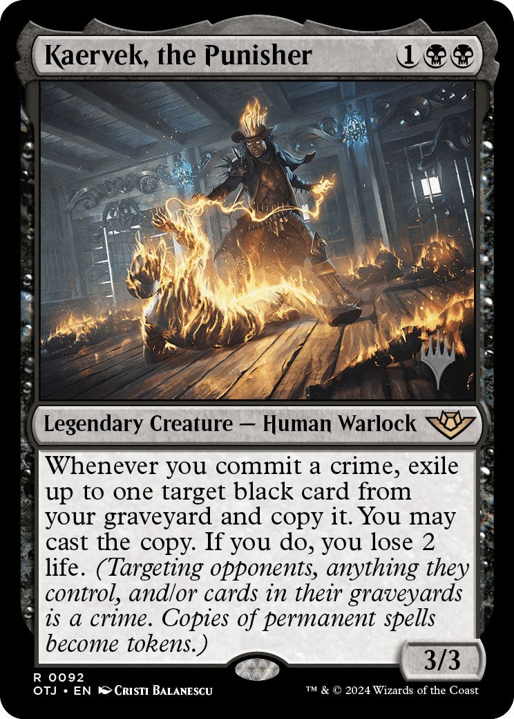 Kaervek, the Punisher (Promo Pack) [Outlaws of Thunder Junction Promos] MTG Single Magic: The Gathering | Red Claw Gaming