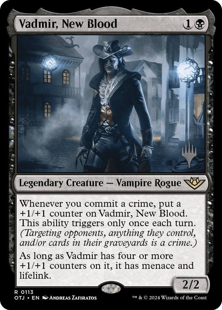 Vadmir, New Blood (Promo Pack) [Outlaws of Thunder Junction Promos] MTG Single Magic: The Gathering | Red Claw Gaming