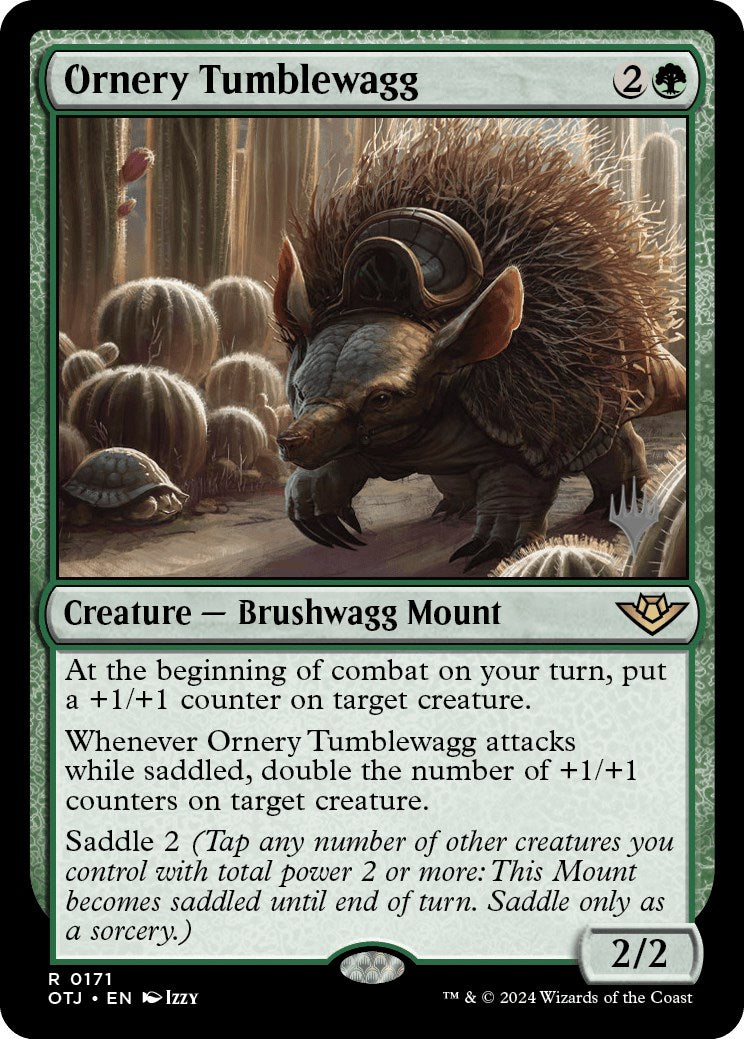 Ornery Tumblewagg (Promo Pack) [Outlaws of Thunder Junction Promos] MTG Single Magic: The Gathering    | Red Claw Gaming