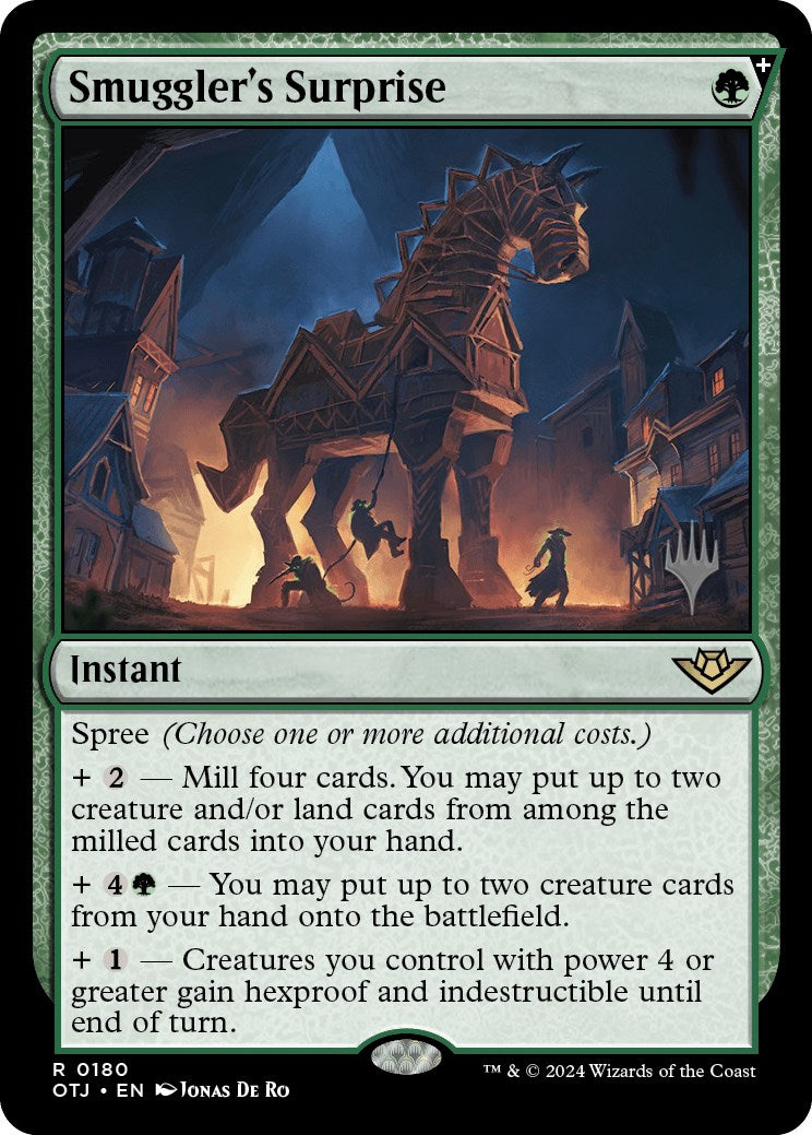 Smuggler's Surprise (Promo Pack) [Outlaws of Thunder Junction Promos] MTG Single Magic: The Gathering    | Red Claw Gaming