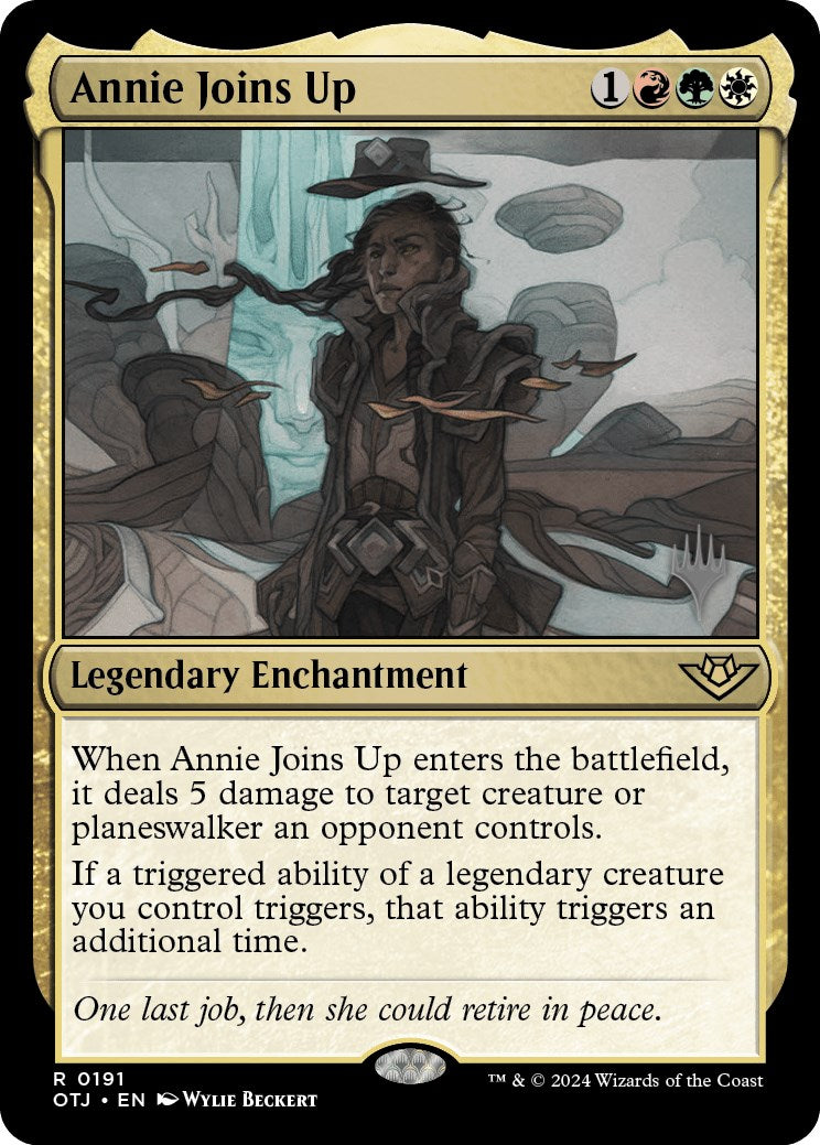 Annie Joins Up (Promo Pack) [Outlaws of Thunder Junction Promos] MTG Single Magic: The Gathering | Red Claw Gaming