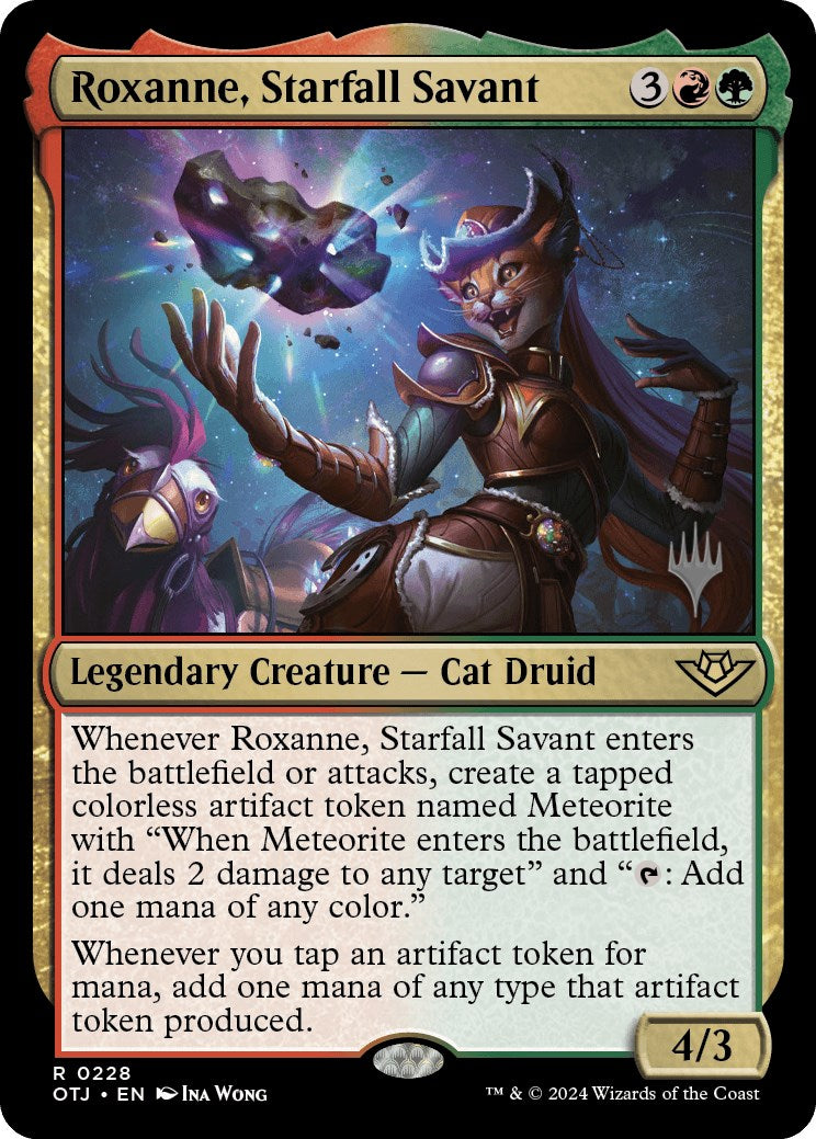 Roxanne, Starfall Savant (Promo Pack) [Outlaws of Thunder Junction Promos] MTG Single Magic: The Gathering | Red Claw Gaming