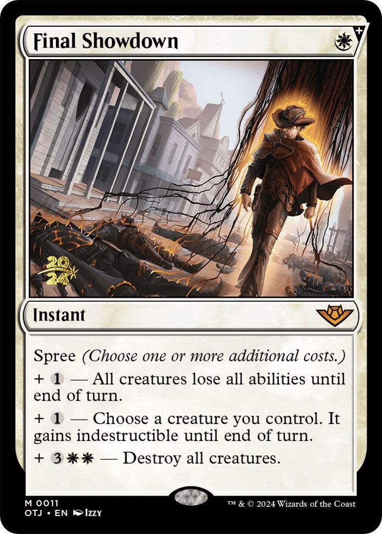Final Showdown [Outlaws of Thunder Junction Prerelease Promos] MTG Single Magic: The Gathering    | Red Claw Gaming