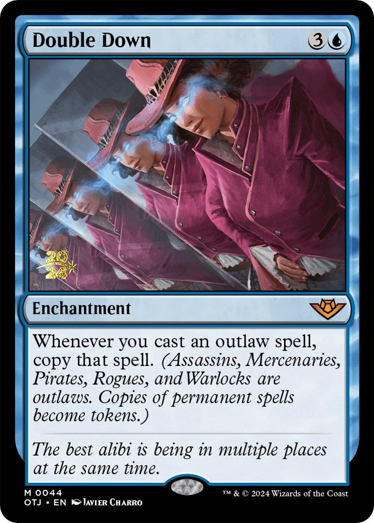 Double Down [Outlaws of Thunder Junction Prerelease Promos] MTG Single Magic: The Gathering    | Red Claw Gaming