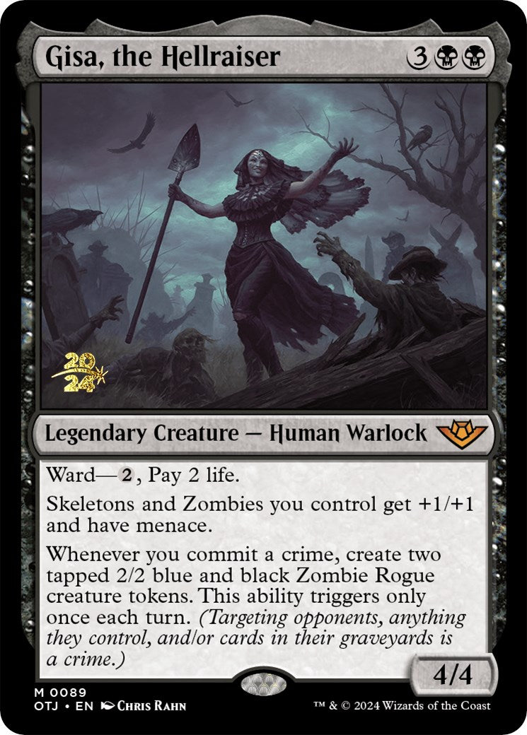 Gisa, the Hellraiser [Outlaws of Thunder Junction Prerelease Promos] MTG Single Magic: The Gathering    | Red Claw Gaming