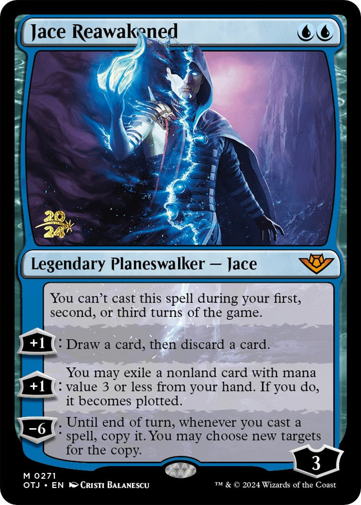 Jace Reawakened [Outlaws of Thunder Junction Prerelease Promos] MTG Single Magic: The Gathering    | Red Claw Gaming
