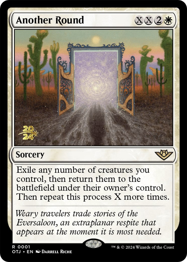 Another Round [Outlaws of Thunder Junction Prerelease Promos] MTG Single Magic: The Gathering    | Red Claw Gaming