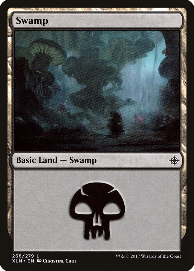 Swamp (268) [Ixalan] MTG Single Magic: The Gathering | Red Claw Gaming