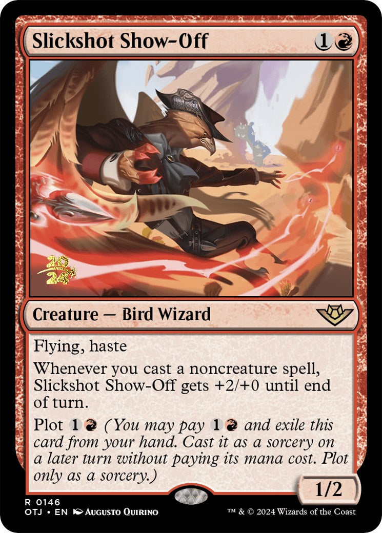 Slickshot Show-Off [Outlaws of Thunder Junction Prerelease Promos] MTG Single Magic: The Gathering    | Red Claw Gaming