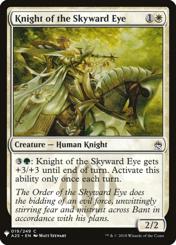 Knight of the Skyward Eye [Mystery Booster] MTG Single Magic: The Gathering | Red Claw Gaming