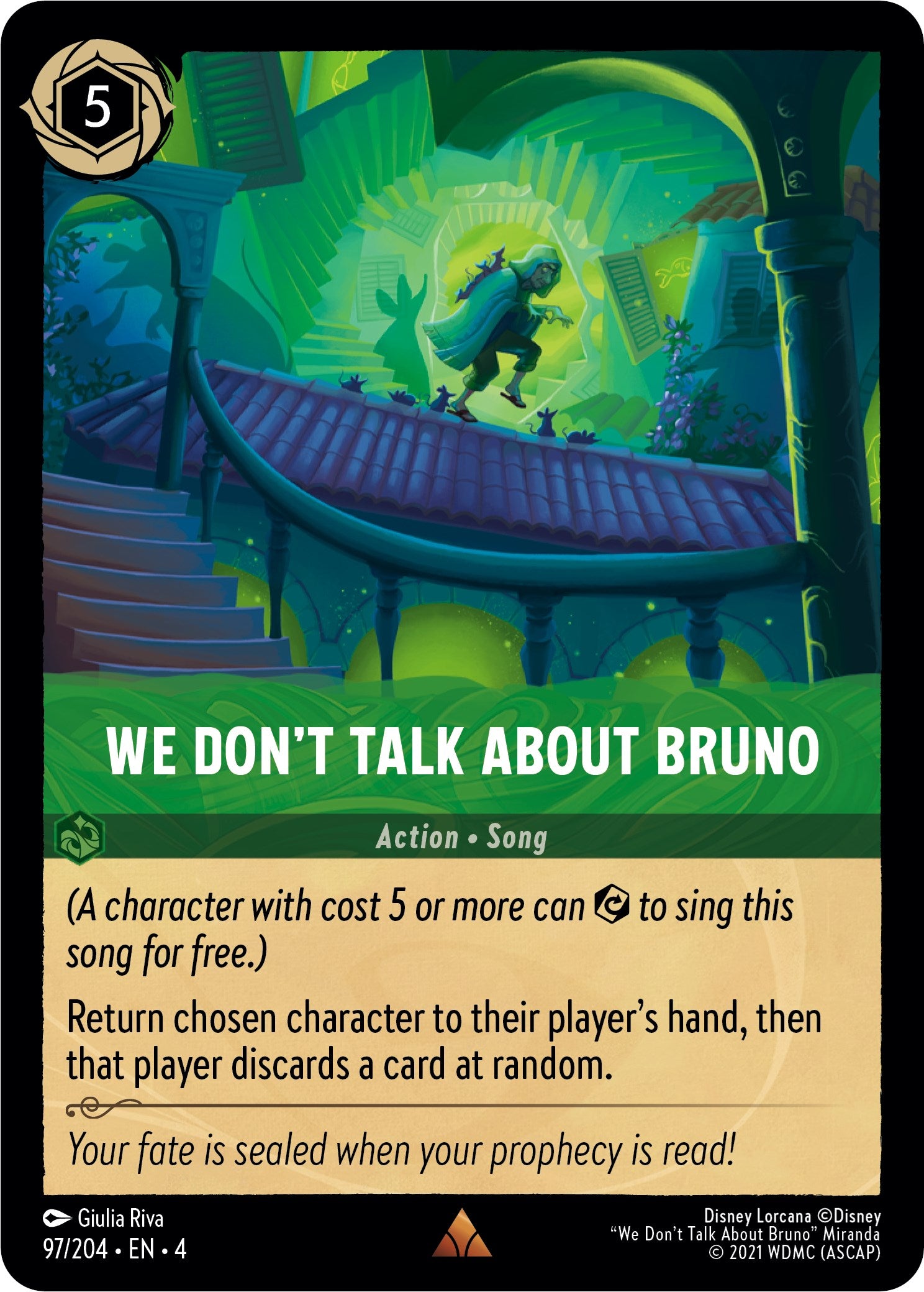 We Don't Talk About Bruno (97/204) [Ursula's Return] Lorcana Single Disney | Red Claw Gaming
