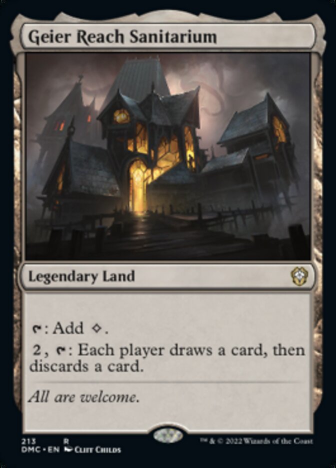 Geier Reach Sanitarium [Dominaria United Commander] MTG Single Magic: The Gathering | Red Claw Gaming