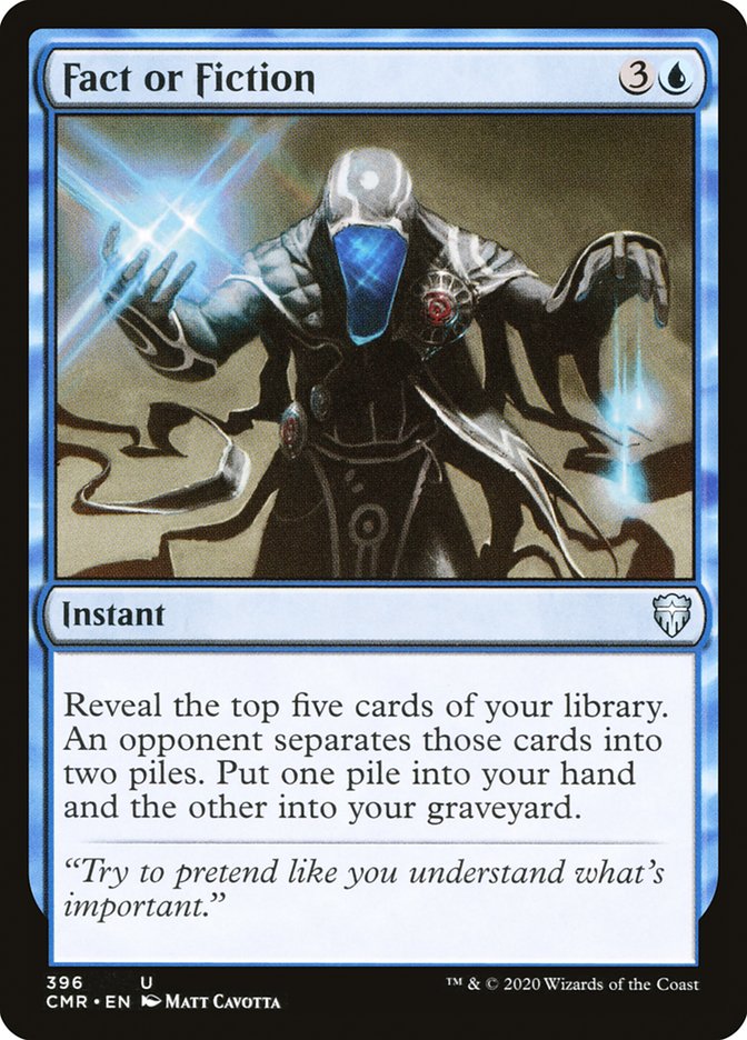 Fact or Fiction [Commander Legends] MTG Single Magic: The Gathering | Red Claw Gaming