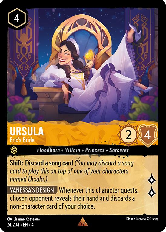 Ursula - Eric's Bride (24/204) [Ursula's Return] Lorcana Single Disney | Red Claw Gaming