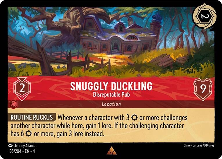 Snuggly Duckling - Disreputable Pub (135/204) [Ursula's Return] Lorcana Single Disney | Red Claw Gaming