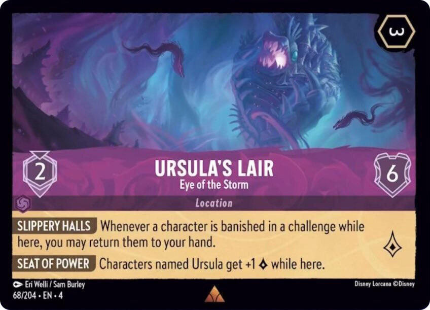 Ursula's Lair - Eye of the Storm (68/204) [Ursula's Return] Lorcana Single Disney | Red Claw Gaming