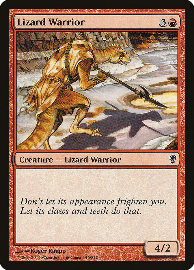 Lizard Warrior [Conspiracy] MTG Single Magic: The Gathering | Red Claw Gaming