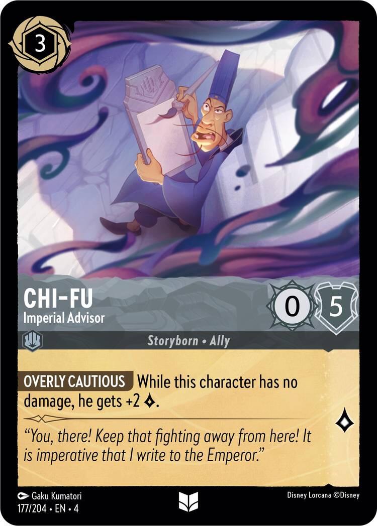 Chi-Fu - Imperial Advisor (177/204) [Ursula's Return] Lorcana Single Disney | Red Claw Gaming