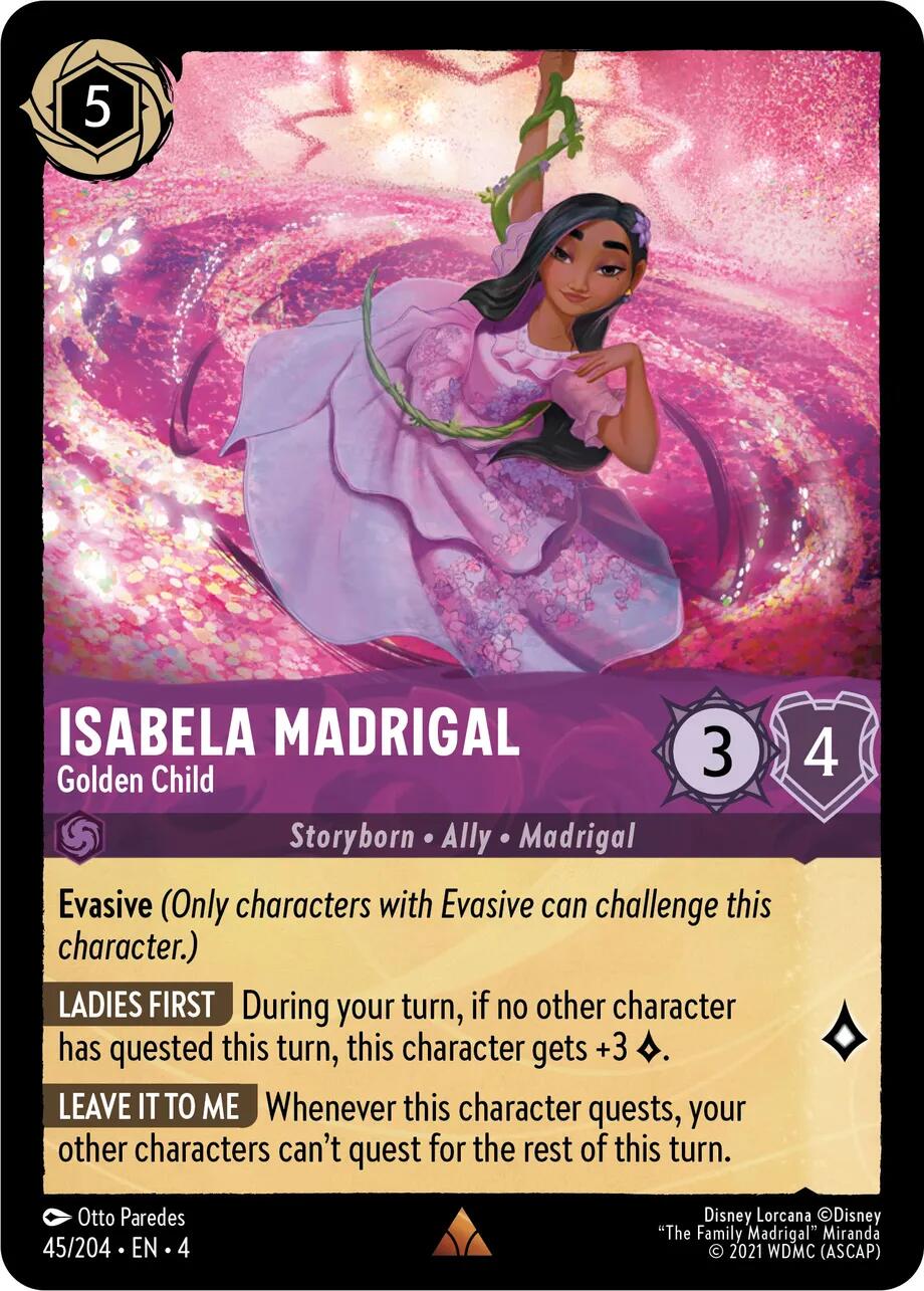Isabela Madrigal - Golden Child (45/204) [Ursula's Return] Lorcana Single Disney | Red Claw Gaming