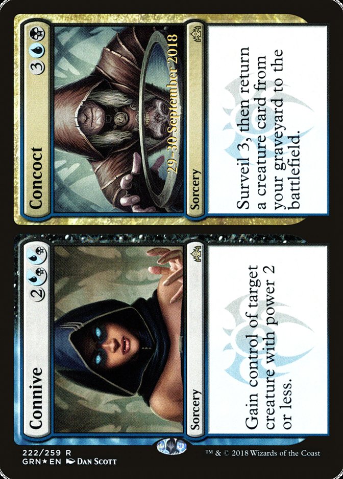 Connive // Concoct [Guilds of Ravnica Prerelease Promos] MTG Single Magic: The Gathering | Red Claw Gaming