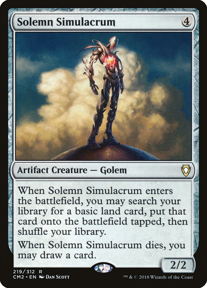 Solemn Simulacrum (219/312) [Commander Anthology Volume II] MTG Single Magic: The Gathering | Red Claw Gaming