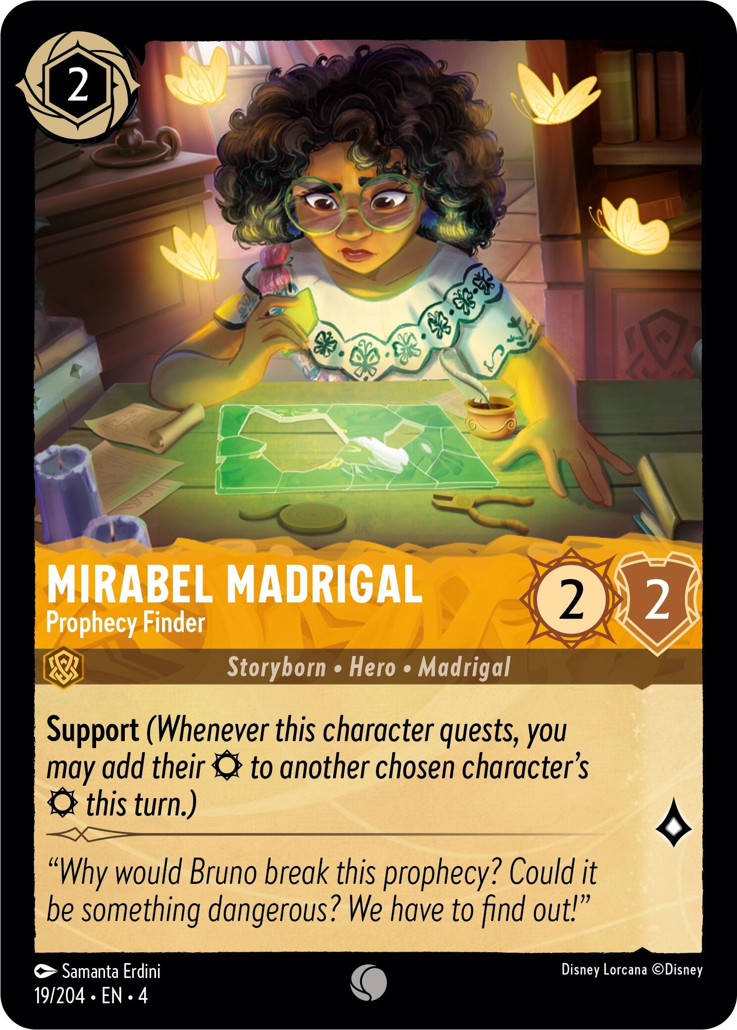 Mirabel Madrigal - Prophecy Finder (19/204) [Ursula's Return] Lorcana Single Disney | Red Claw Gaming
