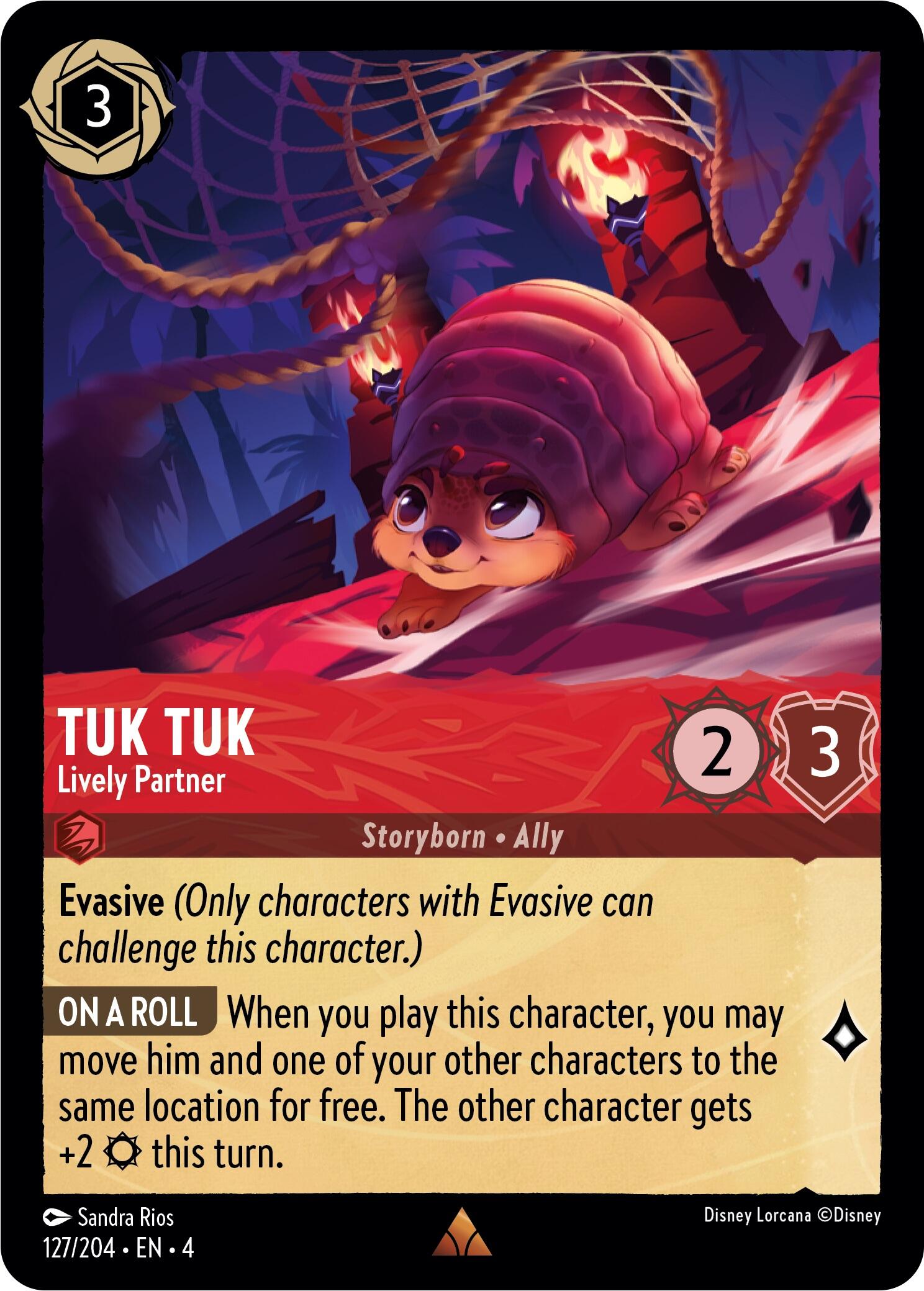 Tuk Tuk - Lively Partner (127/204) [Ursula's Return] Lorcana Single Disney | Red Claw Gaming
