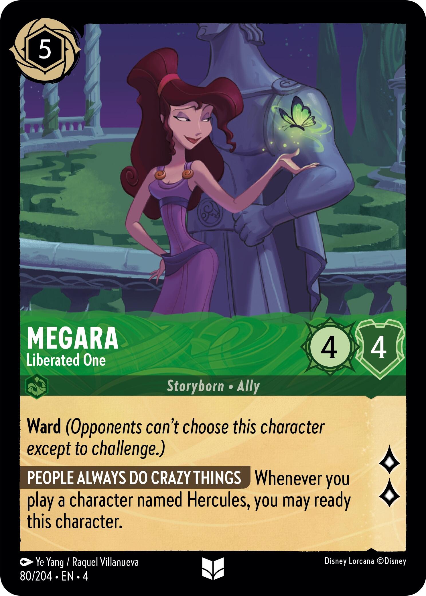 Megara - Liberated One (80/204) [Ursula's Return] Lorcana Single Disney | Red Claw Gaming