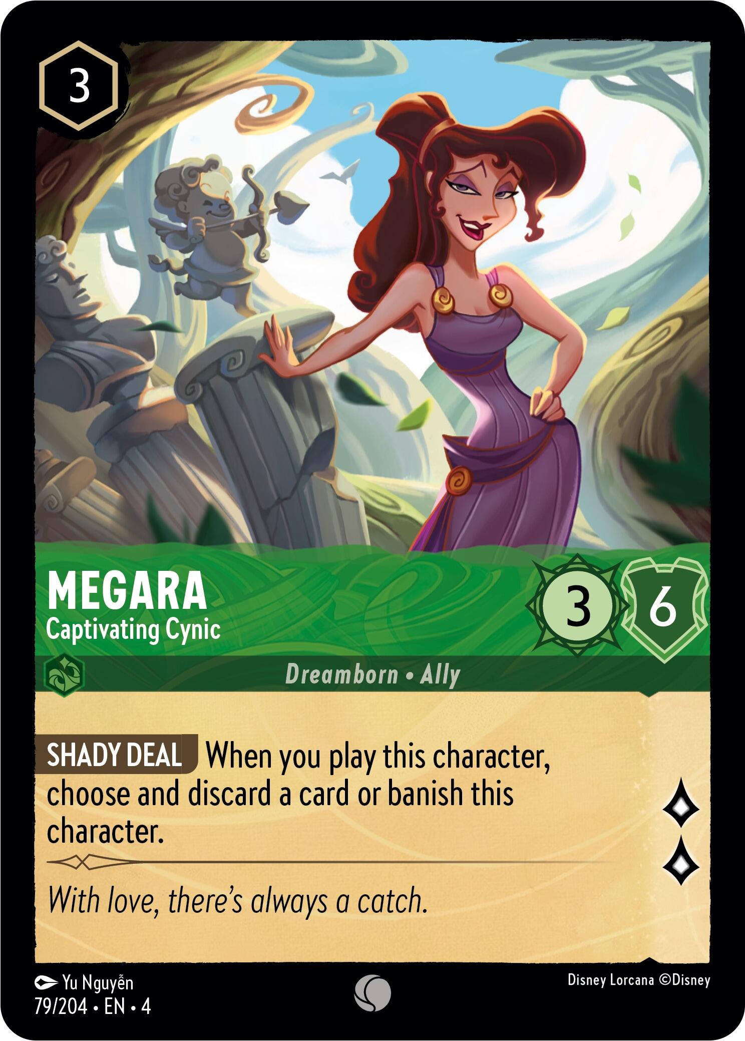 Megara - Captivating Cynic (79/204) [Ursula's Return] Lorcana Single Disney | Red Claw Gaming