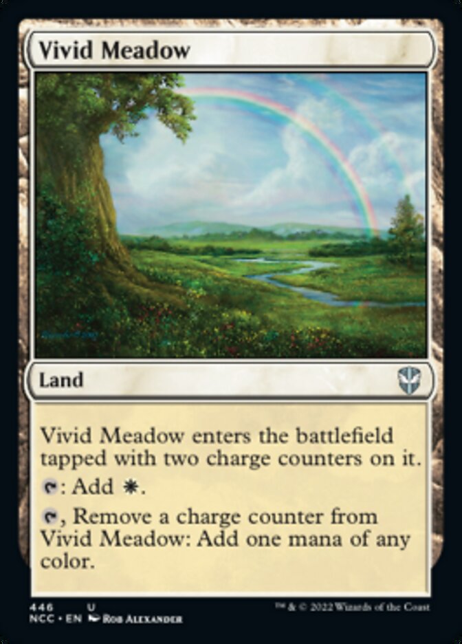 Vivid Meadow [Streets of New Capenna Commander] MTG Single Magic: The Gathering | Red Claw Gaming