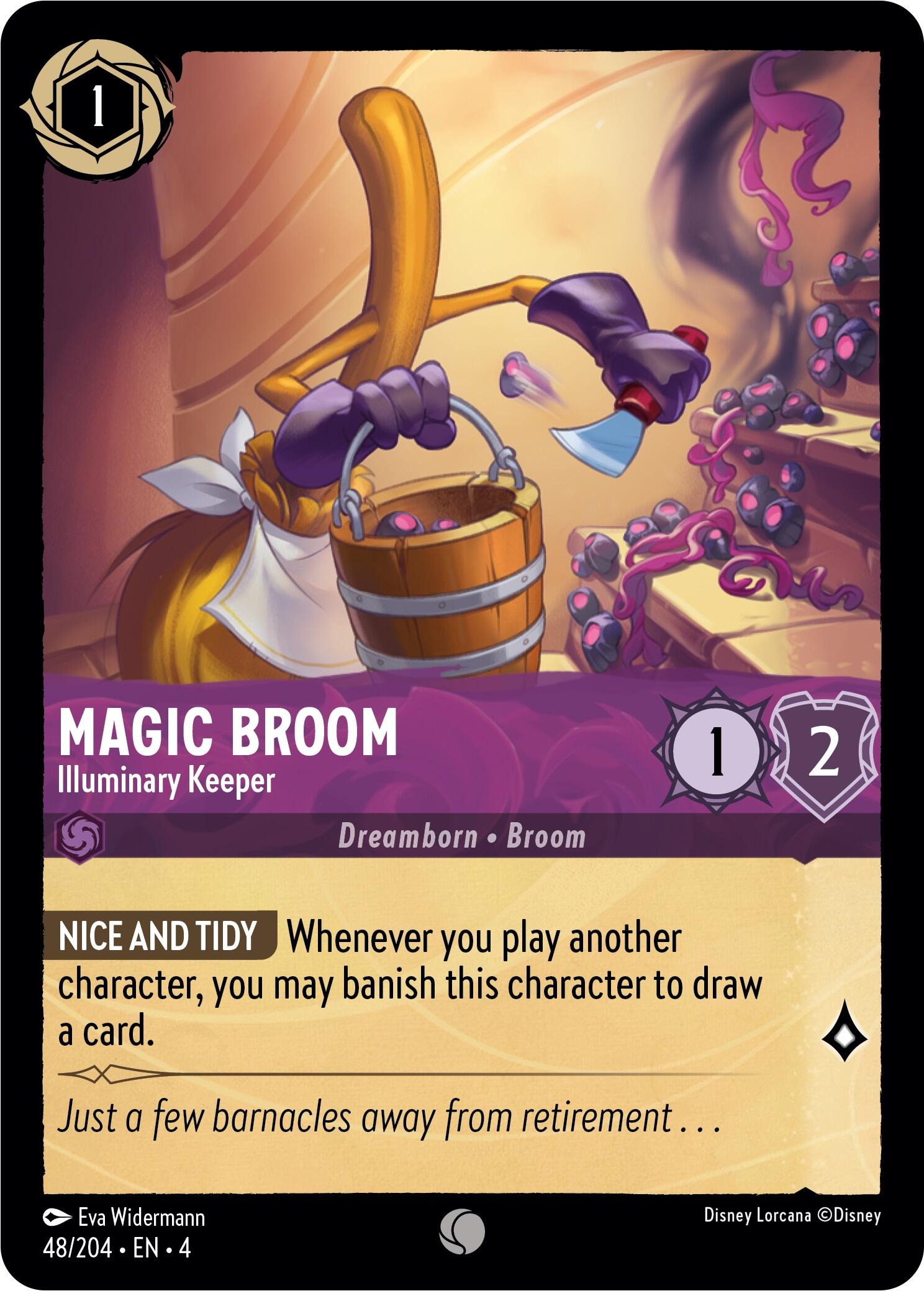 Magic Broom - Illuminary Keeper (48/204) [Ursula's Return] | Red Claw Gaming