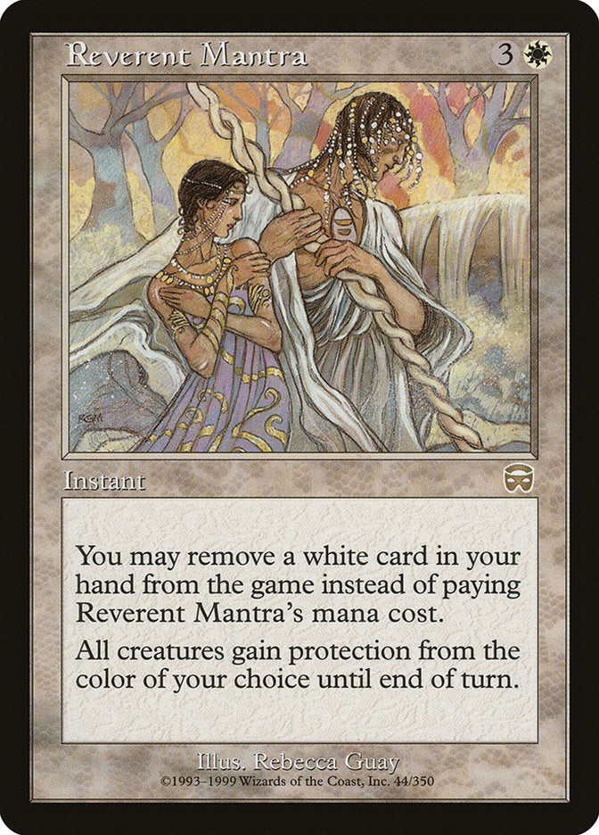 Reverent Mantra [Mercadian Masques] MTG Single Magic: The Gathering | Red Claw Gaming