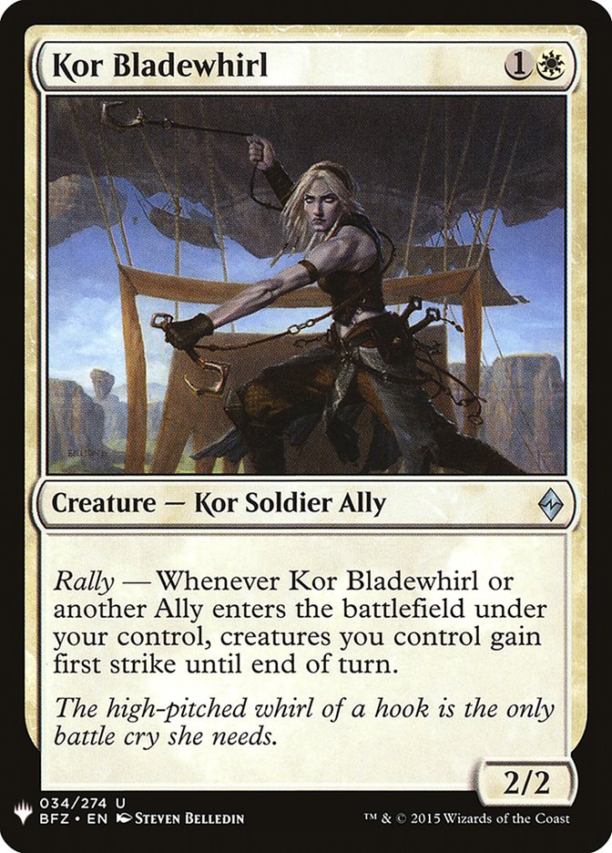 Kor Bladewhirl [Mystery Booster] MTG Single Magic: The Gathering | Red Claw Gaming