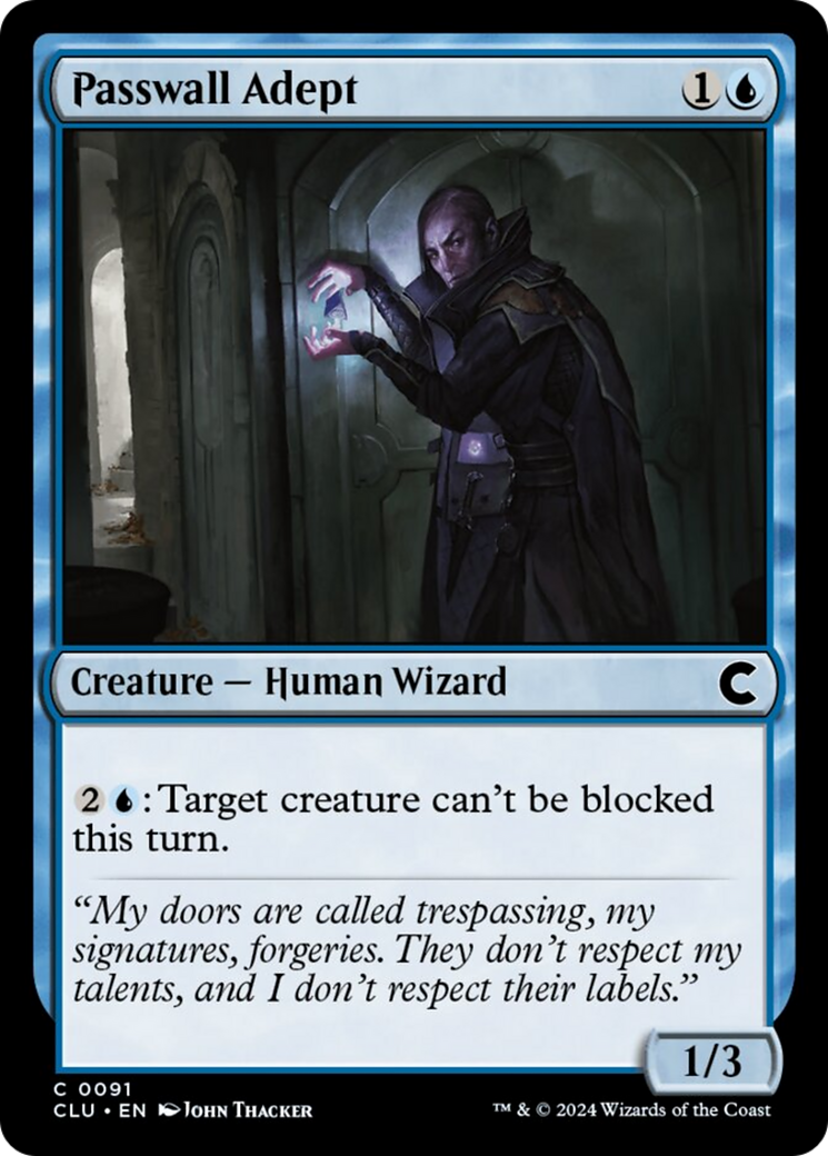 Passwall Adept [Ravnica: Clue Edition] MTG Single Magic: The Gathering | Red Claw Gaming
