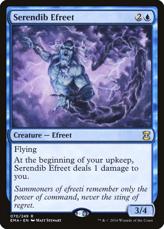 Serendib Efreet [Eternal Masters] MTG Single Magic: The Gathering | Red Claw Gaming