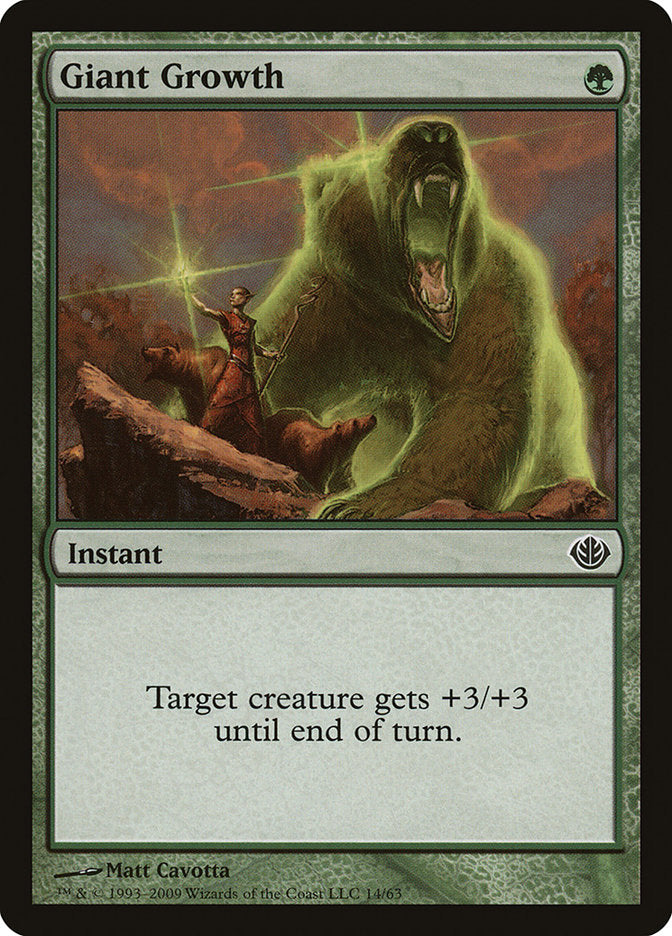 Giant Growth [Duel Decks: Garruk vs. Liliana] MTG Single Magic: The Gathering | Red Claw Gaming