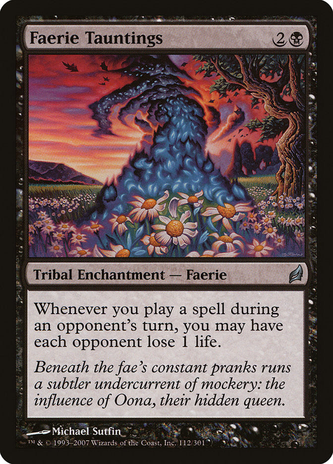 Faerie Tauntings [Lorwyn] MTG Single Magic: The Gathering | Red Claw Gaming