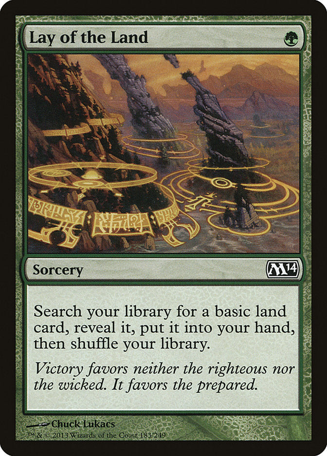 Lay of the Land [Magic 2014] MTG Single Magic: The Gathering | Red Claw Gaming