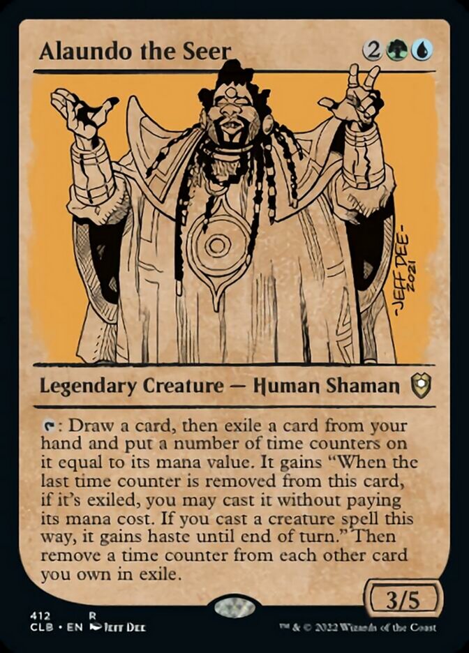 Alaundo the Seer (Showcase) [Commander Legends: Battle for Baldur's Gate] MTG Single Magic: The Gathering | Red Claw Gaming