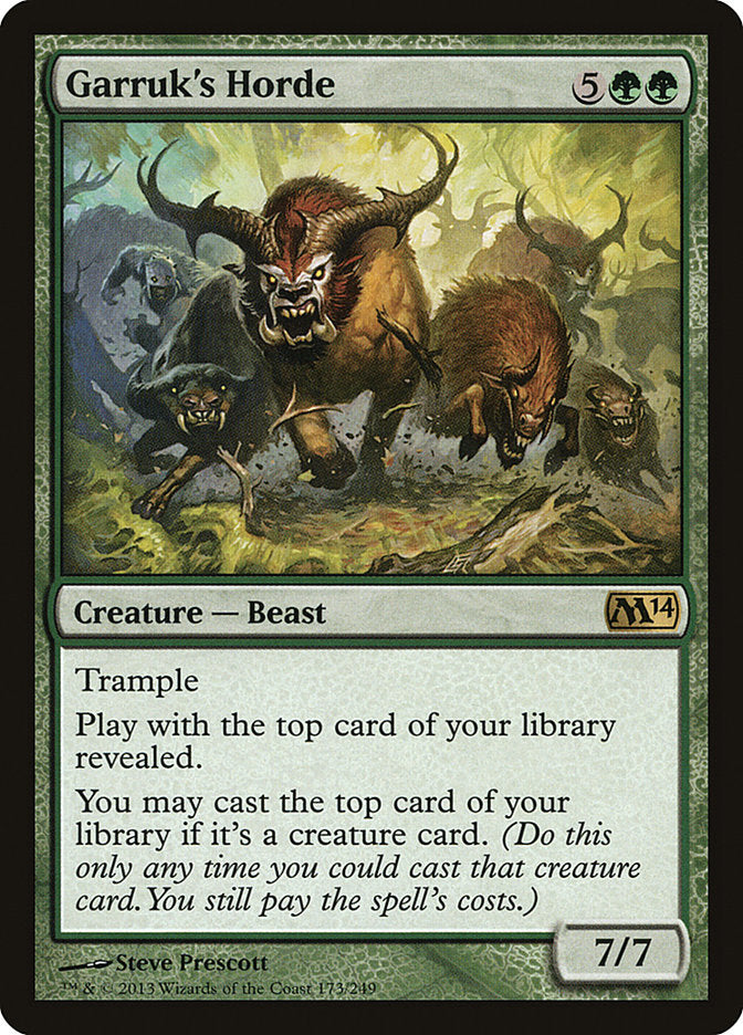 Garruk's Horde [Magic 2014] MTG Single Magic: The Gathering | Red Claw Gaming