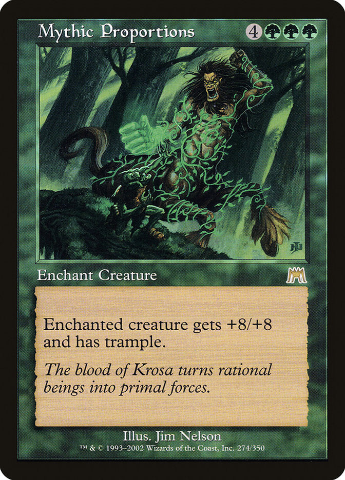 Mythic Proportions [Onslaught] MTG Single Magic: The Gathering | Red Claw Gaming