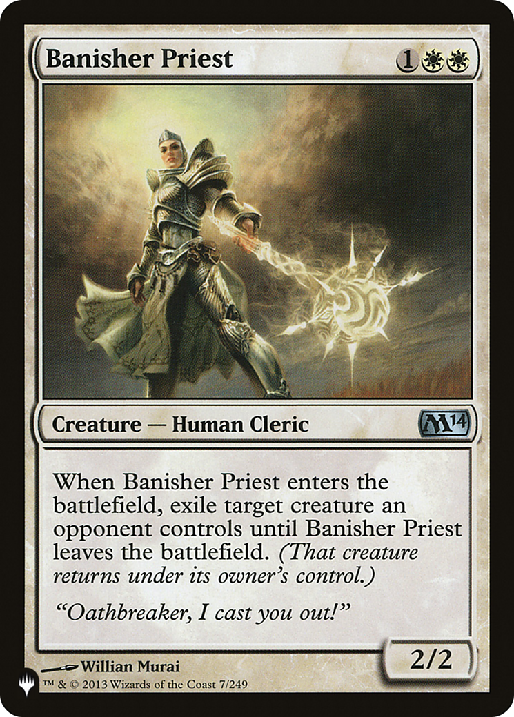 Banisher Priest [The List] MTG Single Magic: The Gathering | Red Claw Gaming