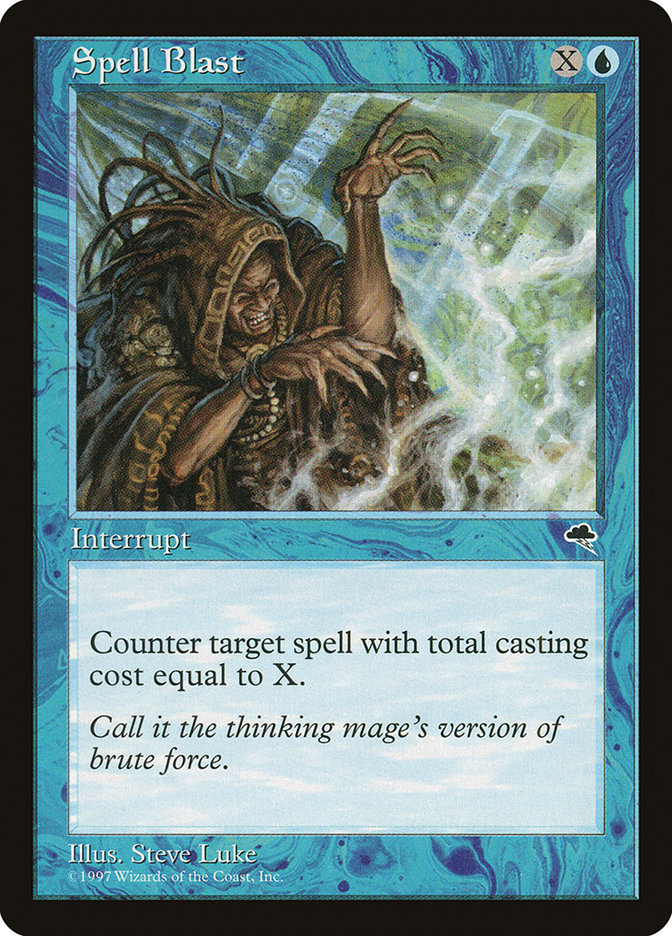 Spell Blast [Tempest] MTG Single Magic: The Gathering | Red Claw Gaming