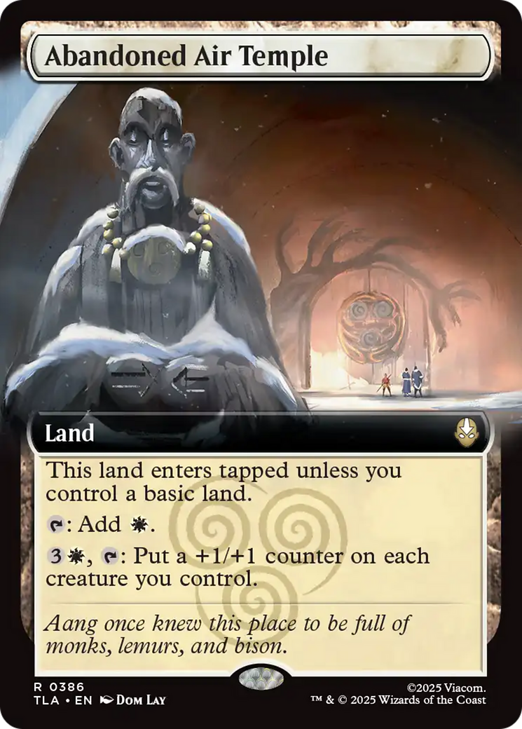 Abandoned Air Temple (Extended Art) [Avatar: The Last Airbender] MTG Single Magic: The Gathering | Red Claw Gaming