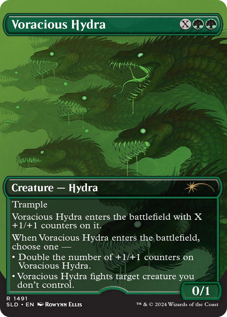 Voracious Hydra (Rainbow Foil) [Secret Lair Drop Series] MTG Single Magic: The Gathering | Red Claw Gaming